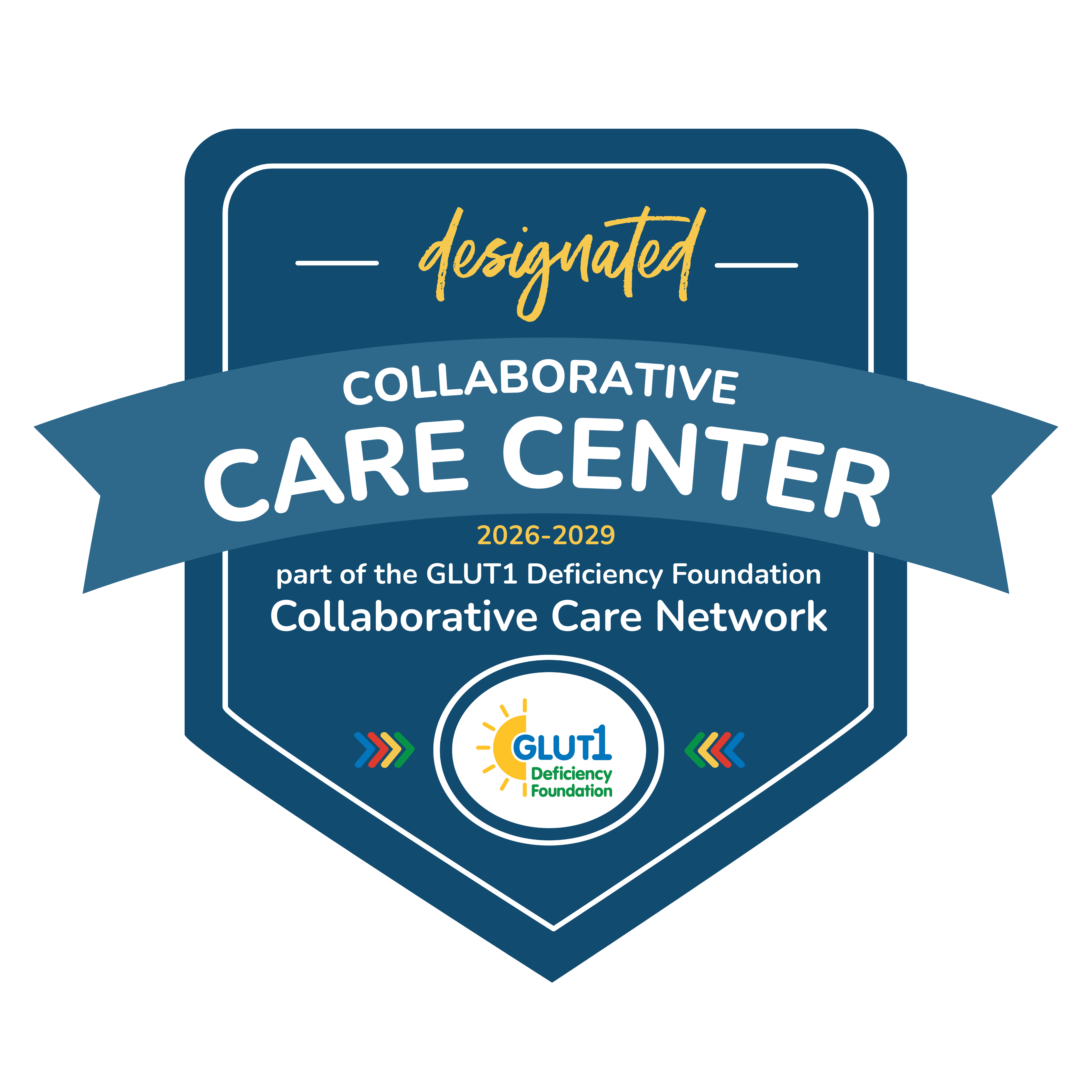 GLUT1 collaborative care center badge