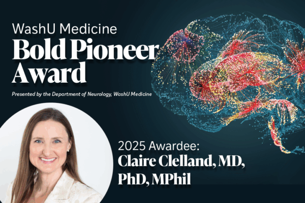 Clelland selected for 2025 WashU Medicine Bold Pioneer Award