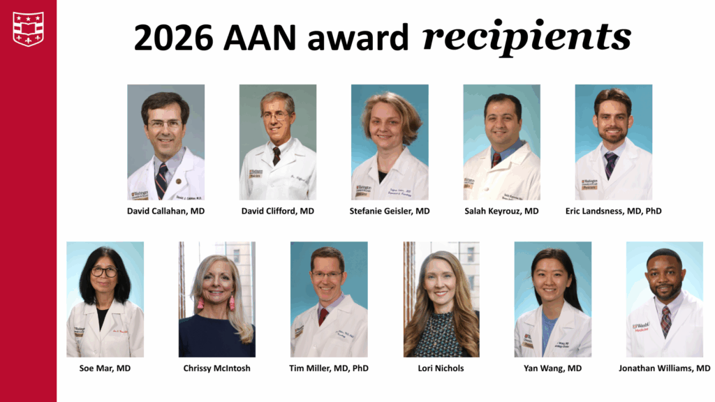 Headshots of the eleven AAN award winners listed in the article.