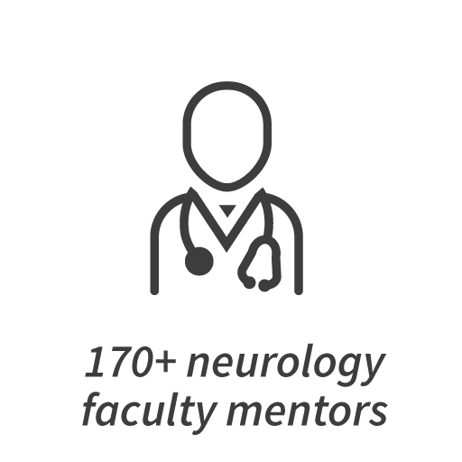 170+ neurology faculty mentors