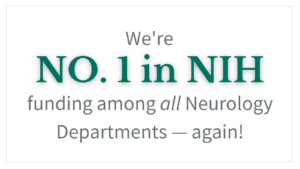 No. 1 in NIH funding