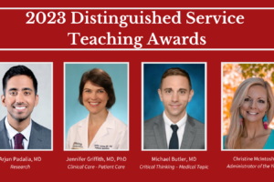 4 Neurology team members honored with 2023 Distinguished Service Teaching Awards