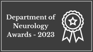 Department of Neurology Awards - 2023