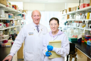 Washington University School of Medicine in St. Louis faculty members David M. Holtzman, MD, and Xiaoying Chen, PhD, received the Jeffrey L. Morby Prize from Cure Alzheimer’s Fund in recognition of their groundbreaking 2023 paper on the role of T cells in neurodegeneration.