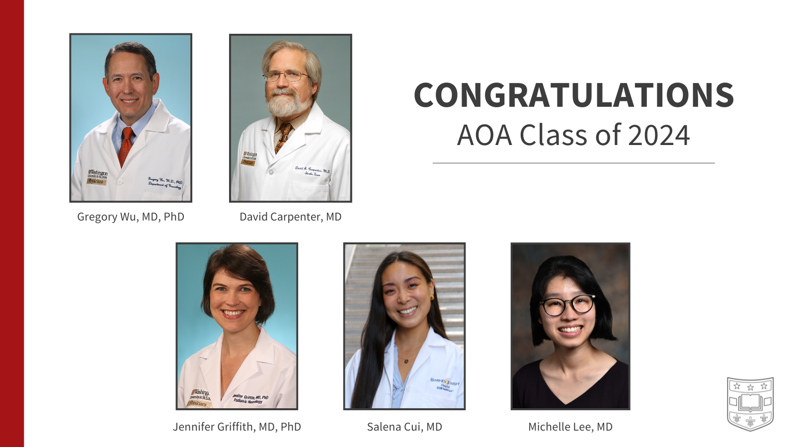 Five neurologists elected into AOA Class of 2024 Neurology